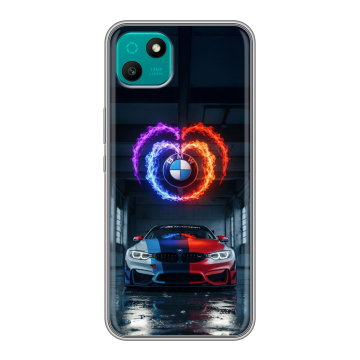 Силиконовый чехол на Wiko T10 с принтом BMW БМВ