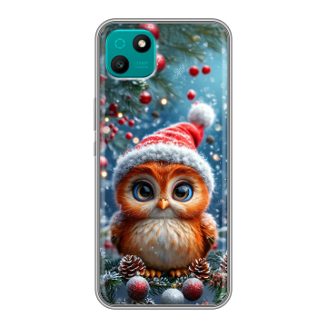 Силиконовый чехол на Wiko T10 с принтом Новый год Силиконовый чехол на Wiko T10 с принтом Новый год