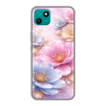Силиконовый чехол на Wiko T10 с принтом женский