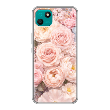 Силиконовый чехол на Wiko T10 с принтом женский