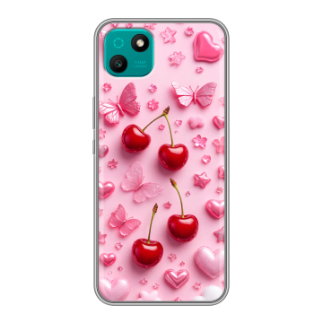 Силиконовый чехол на Wiko T10 с принтом для девочек Силиконовый чехол на Wiko T10 с принтом для девочек