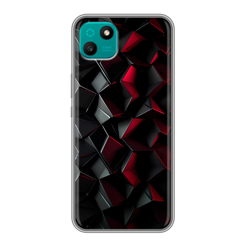 Силиконовый чехол на Wiko T10 с принтом Абстракция Силиконовый чехол на Wiko T10 с принтом Абстракция
