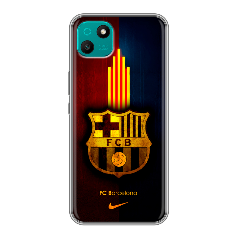 Силиконовый чехол на Wiko T10 с принтом Барселона Barcelona Силиконовый чехол на Wiko T10 с принтом Барселона Barcelona