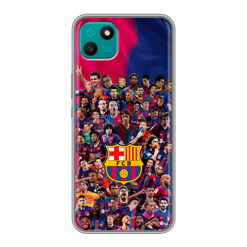 Силиконовый чехол на Wiko T10 с принтом Барселона Barcelona Силиконовый чехол на Wiko T10 с принтом Барселона Barcelona