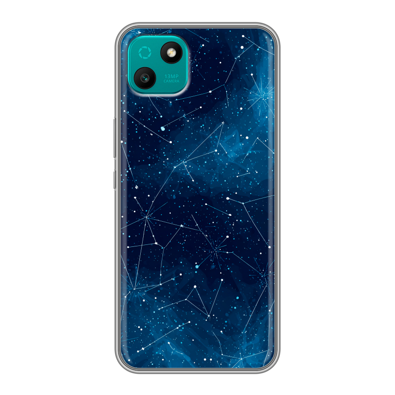 Силиконовый чехол на Wiko T10 с принтом Космос звезды Силиконовый чехол на Wiko T10 с принтом Космос звезды