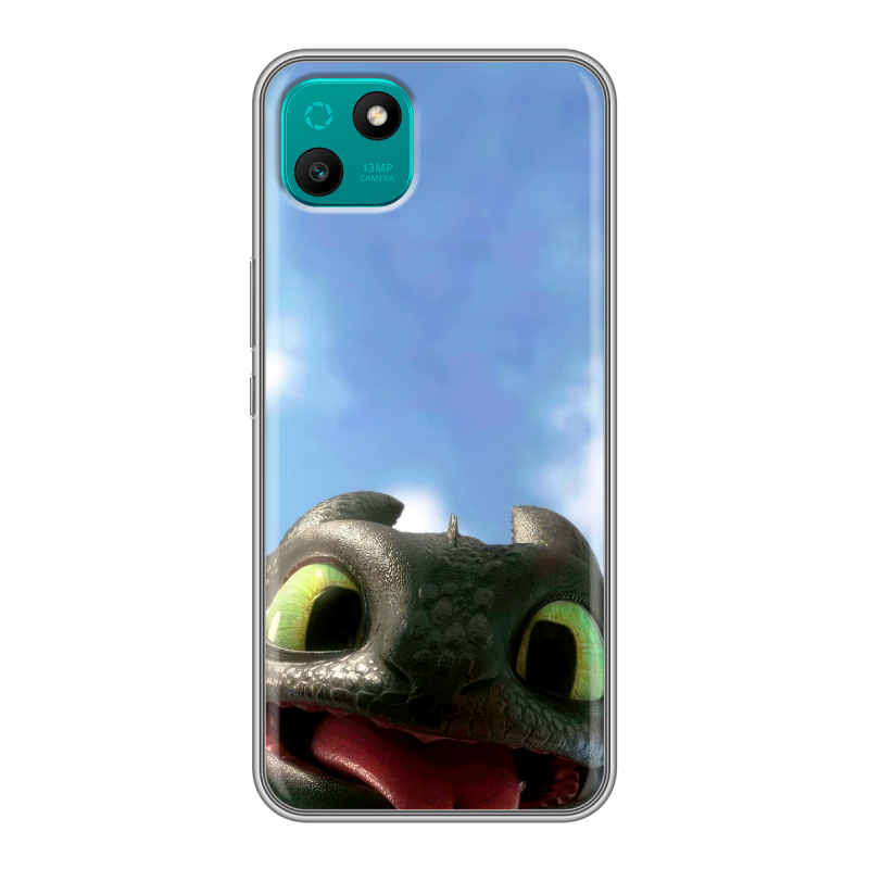 Силиконовый чехол на Wiko T10 с принтом Как приручить дракона Силиконовый чехол на Wiko T10 с принтом Как приручить дракона