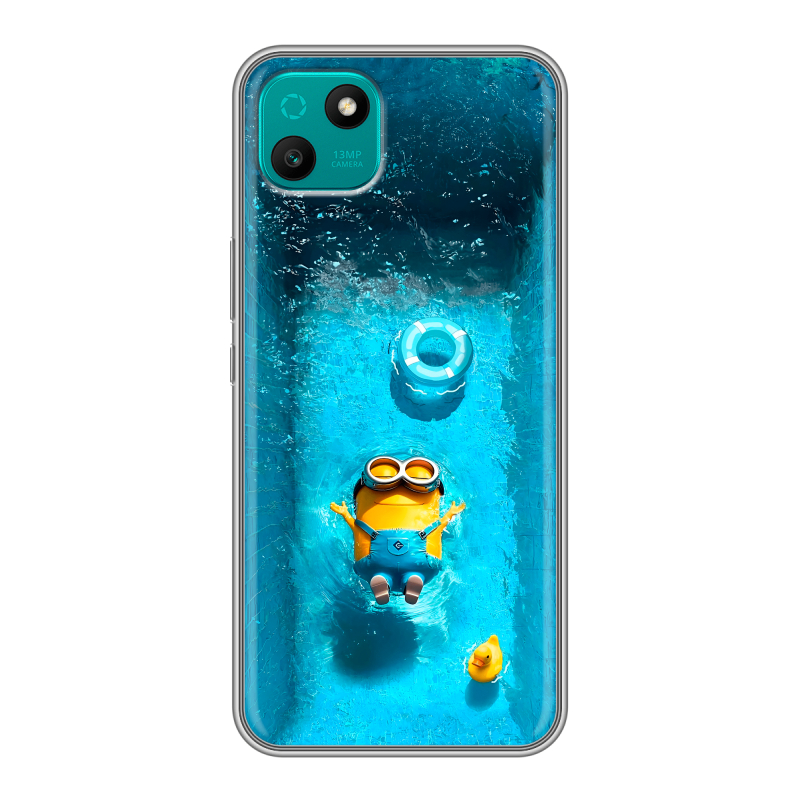 Силиконовый чехол на Wiko T10 с принтом Миньоны Силиконовый чехол на Wiko T10 с принтом Миньоны