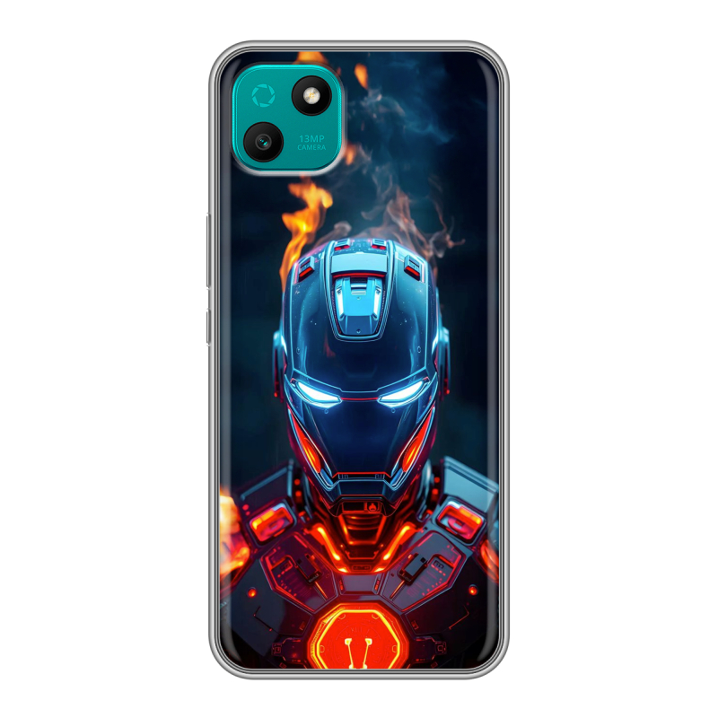 Силиконовый чехол на Wiko T10 с принтом IronMan Железный человек Силиконовый чехол на Wiko T10 с принтом IronMan Железный человек