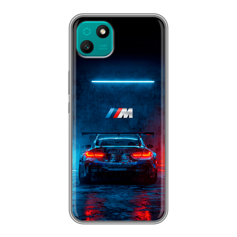 Силиконовый чехол на Wiko T10 с принтом BMW БМВ Силиконовый чехол на Wiko T10 с принтом BMW БМВ