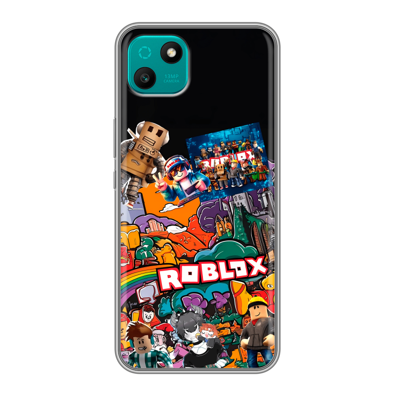 Силиконовый чехол на Wiko T10 с принтом Roblox Роблокс Силиконовый чехол на Wiko T10 с принтом Roblox Роблокс