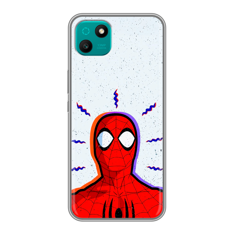 Силиконовый чехол на Wiko T10 с принтом Spiderman Человек паук Силиконовый чехол на Wiko T10 с принтом Spiderman Человек паук