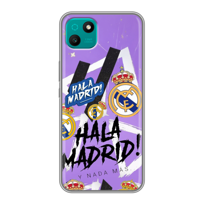 Силиконовый чехол на Wiko T10 с принтом Real Madrid Реал Мадрид Силиконовый чехол на Wiko T10 с принтом Real Madrid Реал Мадрид