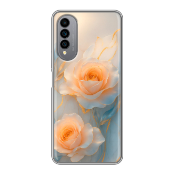 Силиконовый чехол на Wiko T50 с принтом Женский Силиконовый чехол на Wiko T50 с принтом Женский