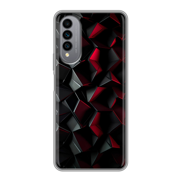 Силиконовый чехол на Wiko T50 с принтом Абстракция