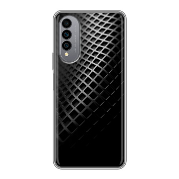 Силиконовый чехол на Wiko T50 с принтом Текстура металла