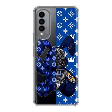 Силиконовый чехол на Wiko T50 с принтом Луи робот
