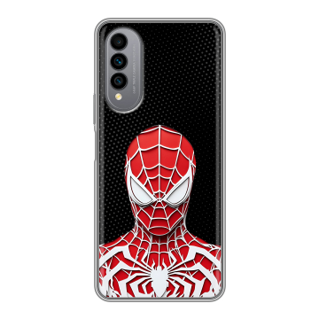 Силиконовый чехол на Wiko T50 с принтом человек паук spiderman Силиконовый чехол на Wiko T50 с принтом человек паук spiderman
