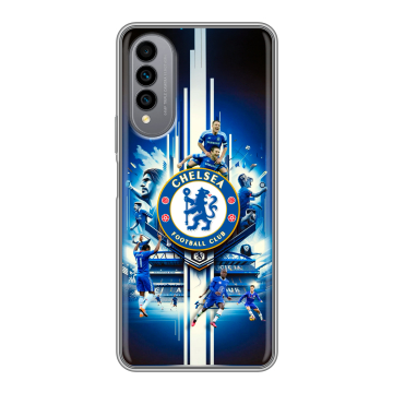 Силиконовый чехол на Wiko T50 с принтом Chelsea Челси Силиконовый чехол на Wiko T50 с принтом Chelsea Челси