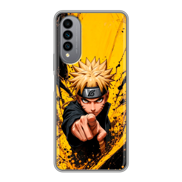 Силиконовый чехол на Wiko T50 с принтом Naruto Наруто