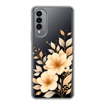Силиконовый чехол на Wiko T50 с принтом для девушки Силиконовый чехол на Wiko T50 с принтом для девушки