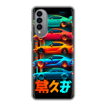 Силиконовый чехол на Wiko T50 с принтом машины тачки Силиконовый чехол на Wiko T50 с принтом машины тачки