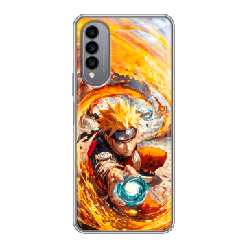 Силиконовый чехол на Wiko T50 с принтом Аниме Наруто Naruto