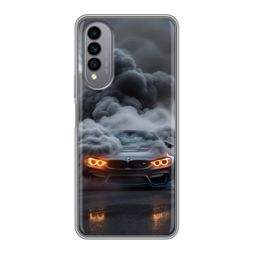 Силиконовый чехол на Wiko T50 с принтом BMW БМВ