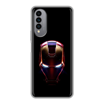 Силиконовый чехол на Wiko T50 с принтом IronMan Железный человек