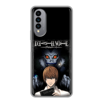 Силиконовый чехол на Wiko T50 с принтом Death note Тетрадь смерти Силиконовый чехол на Wiko T50 с принтом Death note Тетрадь смерти