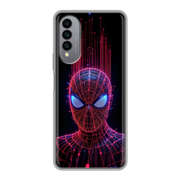 Силиконовый чехол на Wiko T50 с принтом Spiderman Человек паук