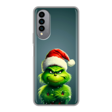 Силиконовый чехол на Wiko T50 с принтом Новый год Силиконовый чехол на Wiko T50 с принтом Новый год