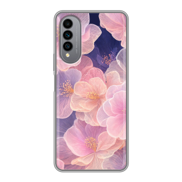 Силиконовый чехол на Wiko T50 с принтом женский Силиконовый чехол на Wiko T50 с принтом женский