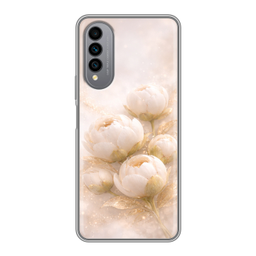 Силиконовый чехол на Wiko T50 с принтом женский
