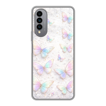 Силиконовый чехол на Wiko T50 с принтом женский