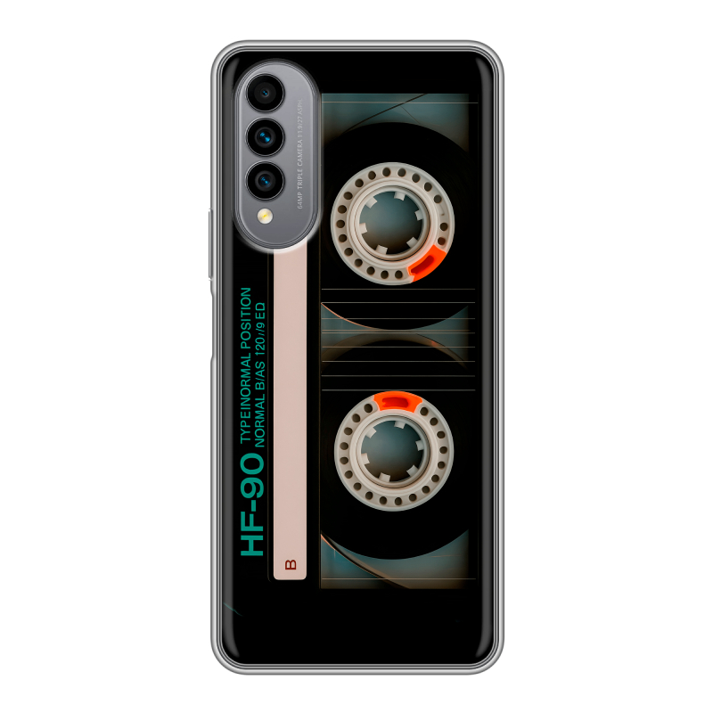 Силиконовый чехол на Wiko T50 с принтом Кассета Силиконовый чехол на Wiko T50 с принтом Кассета