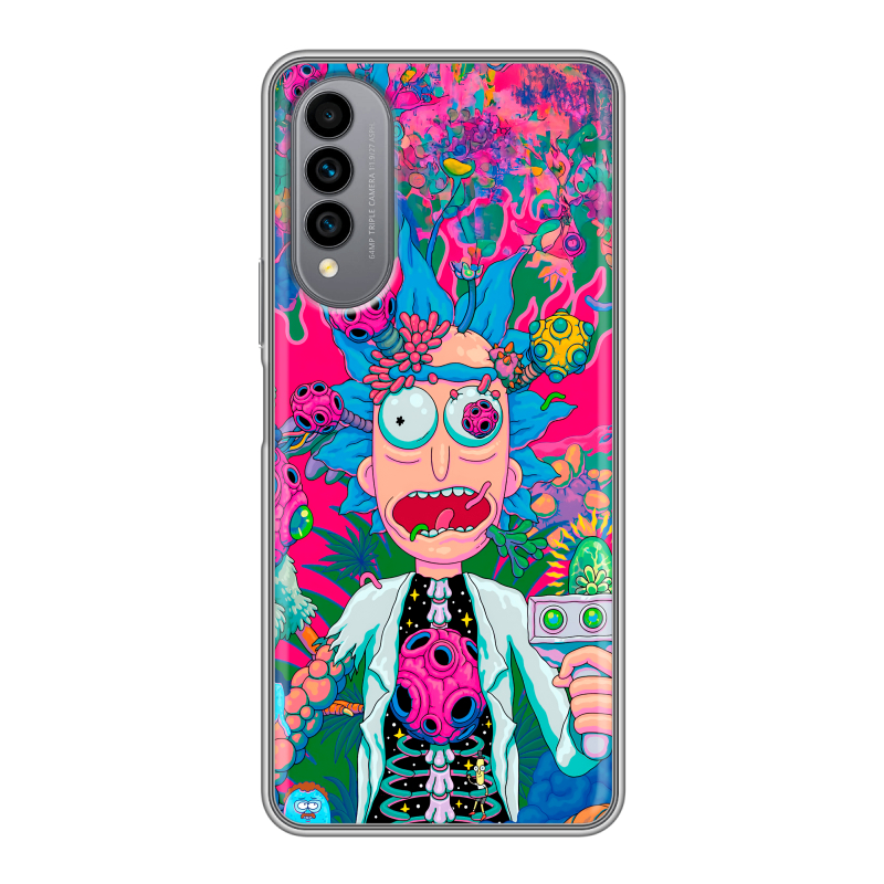 Силиконовый чехол на Wiko T50 с принтом Рик и Морти Rick Morty Силиконовый чехол на Wiko T50 с принтом Рик и Морти Rick Morty