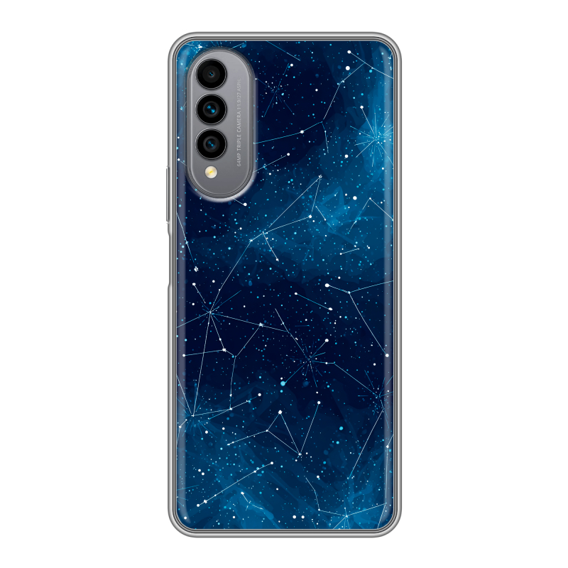 Силиконовый чехол на Wiko T50 с принтом Космос звезды Силиконовый чехол на Wiko T50 с принтом Космос звезды