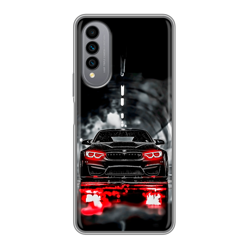 Силиконовый чехол на Wiko T50 с принтом BMW БМВ Силиконовый чехол на Wiko T50 с принтом BMW БМВ