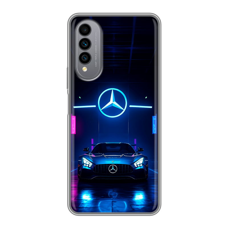 Силиконовый чехол на Wiko T50 с принтом Mercedes Мерседес Силиконовый чехол на Wiko T50 с принтом Mercedes Мерседес
