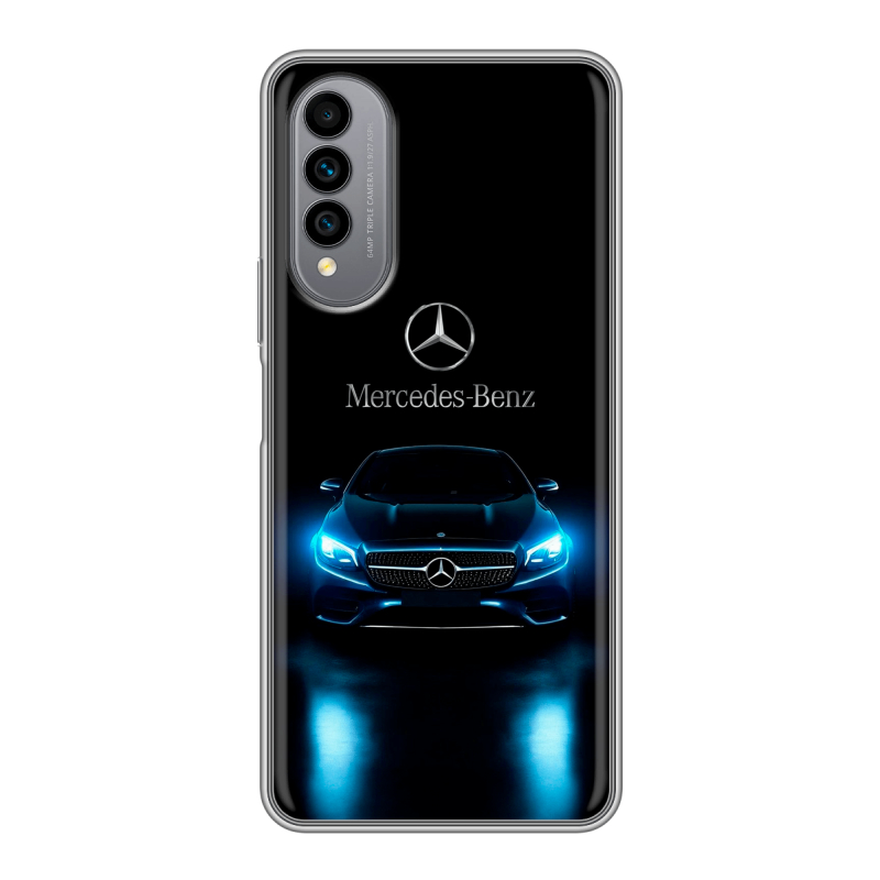 Силиконовый чехол на Wiko T50 с принтом Mercedes Мерседес Силиконовый чехол на Wiko T50 с принтом Mercedes Мерседес