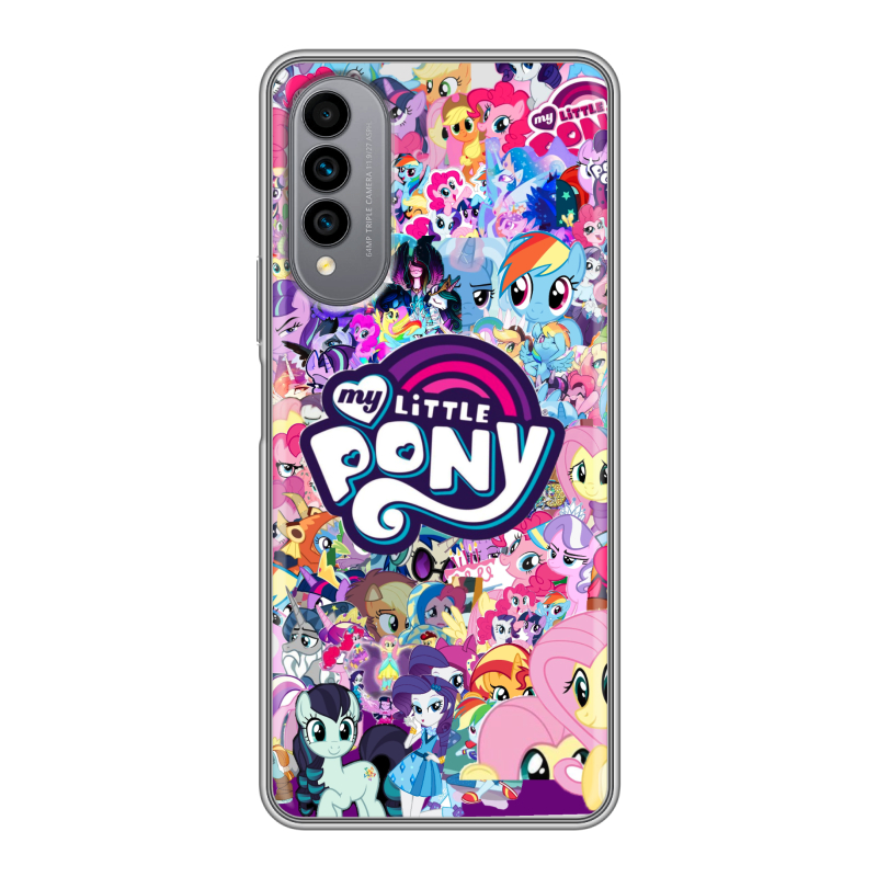Силиконовый чехол на Wiko T50 с принтом My little pony Дружба чудо Силиконовый чехол на Wiko T50 с принтом My little pony Дружба чудо
