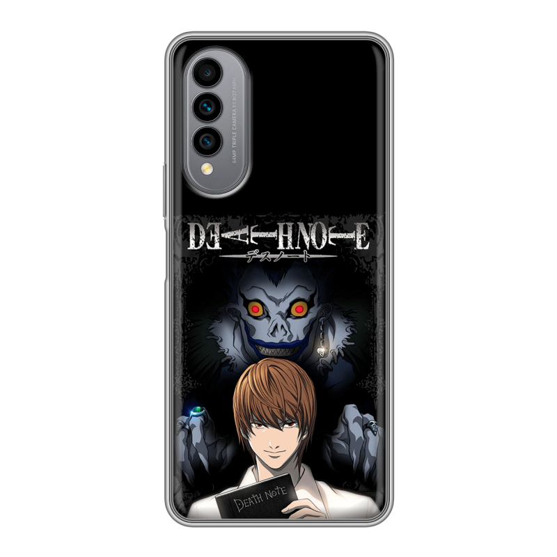 Силиконовый чехол на Wiko T50 с принтом Death note Тетрадь смерти Силиконовый чехол на Wiko T50 с принтом Death note Тетрадь смерти