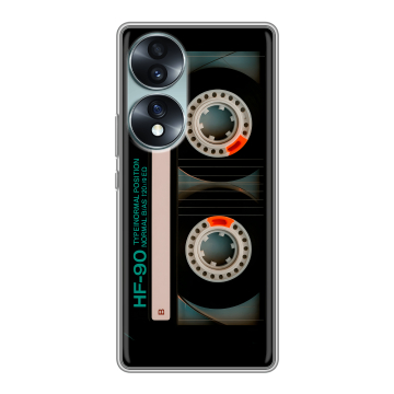 Силиконовый чехол на Huawei Honor 70 с принтом Кассета Силиконовый чехол на Huawei Honor 70 с принтом Кассета