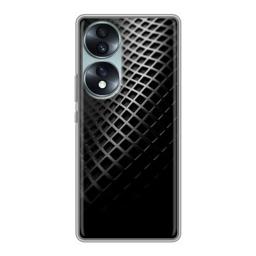 Силиконовый чехол на Huawei Honor 70 с принтом Текстура металла Силиконовый чехол на Huawei Honor 70 с принтом Текстура металла