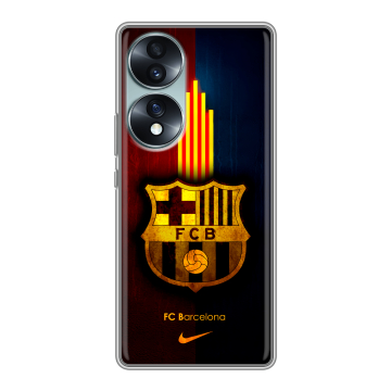 Силиконовый чехол на Huawei Honor 70 с принтом Барселона Barcelona Силиконовый чехол на Huawei Honor 70 с принтом Барселона Barcelona