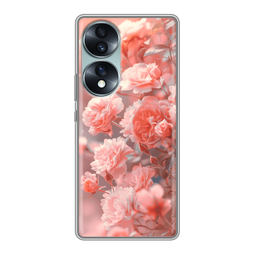 Силиконовый чехол на Huawei Honor 70 с принтом Розы цветы Силиконовый чехол на Huawei Honor 70 с принтом Розы цветы