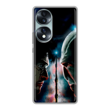 Силиконовый чехол на Huawei Honor 70 с принтом Гарри Поттер Harry Potter