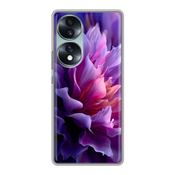Силиконовый чехол на Huawei Honor 70 с принтом женский цветы Силиконовый чехол на Huawei Honor 70 с принтом женский цветы