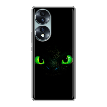 Силиконовый чехол на Huawei Honor 70 с принтом Как приручить дракона Силиконовый чехол на Huawei Honor 70 с принтом Как приручить дракона