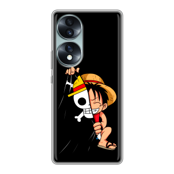 Силиконовый чехол на Huawei Honor 70 с принтом One Piece Ван Пис
